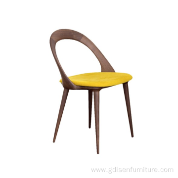 Modern upholstered Hotel Restaurant Wood Ester Dining Chair